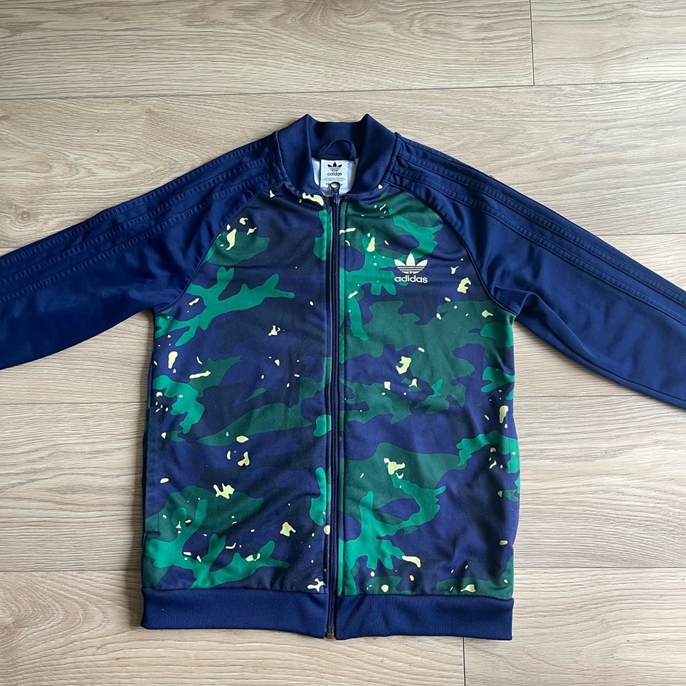 Originals Adidas Boys' Big Pack Camo Print Superstar Top